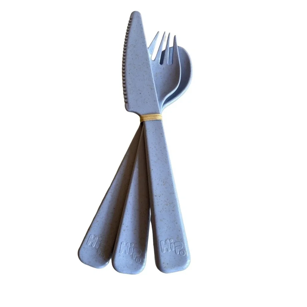 NEW HIP Blue Green Travel Cutlery Set With Case